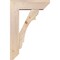 Ekena Millwork Olympic Slat Smooth Bracket w/ Offset Brace, Douglas Fir, 7 1/2"W x 24"D x 36"H BKT0806X24X36OLY06SDF - alternate 2